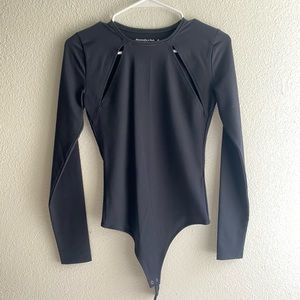 Abercrombie and Fitch Black Contour Bodysuit